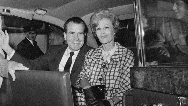 23. Pat and Dick Nixon as private citizens just prior to his announcement of his presidential candidacy in 1968.