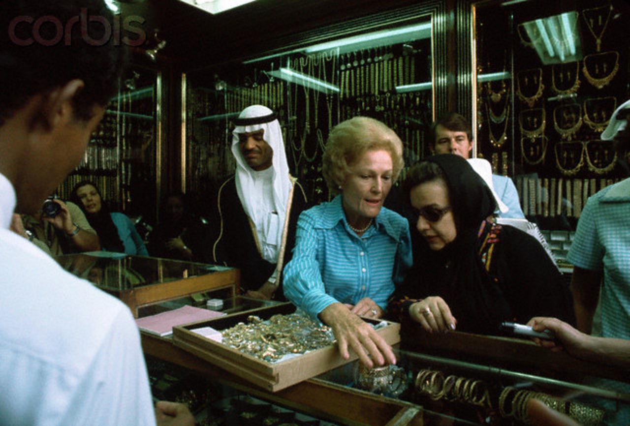 38. During a state visit to Saudi Arabia, Pat Nixon went about without a head covering - an unlikely scenario some forty years later.