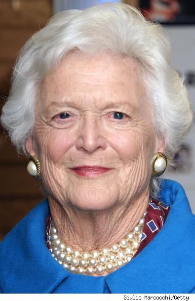 Barbara Bush was often quoted as saying she chose to always simply "be happy."