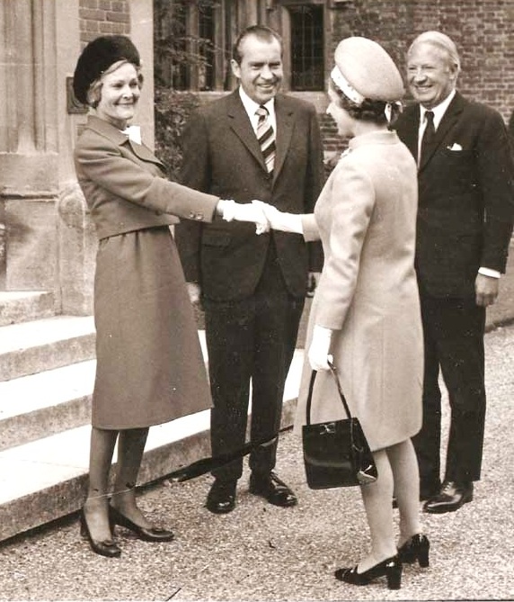 75. Meeting the Queen of England, 1970.