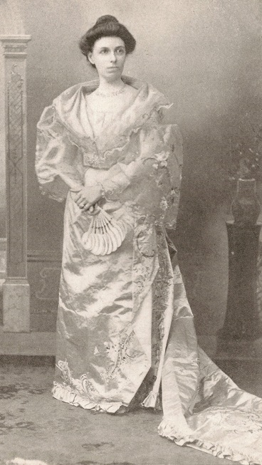 Nellie Taft in a native Filipino dress.