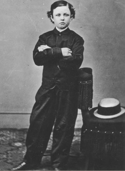 Tad Lincoln in the period following his brother Willie's death.