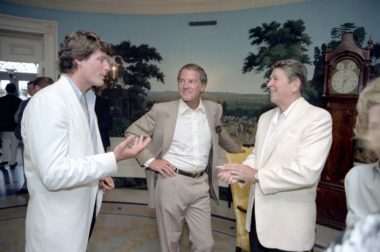 Christopher Reeves and Frank Gifford and Reagan