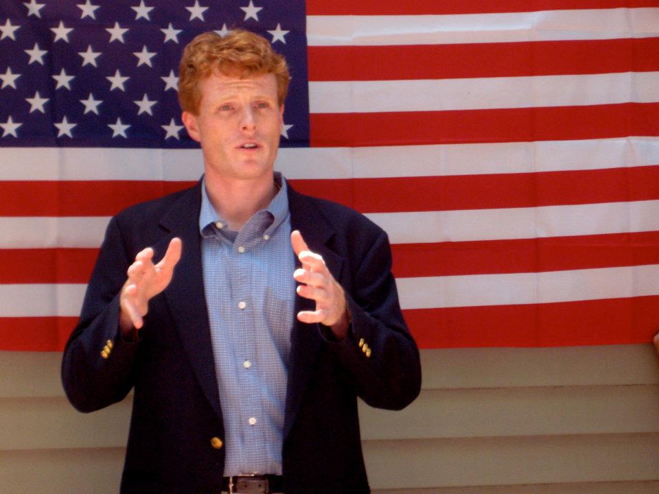 Joe Kennedy, newly-elected US Congressman of Massachusetts' 4th District, grandson of Robert F. Kennedy, great-nephew of President Kennedy