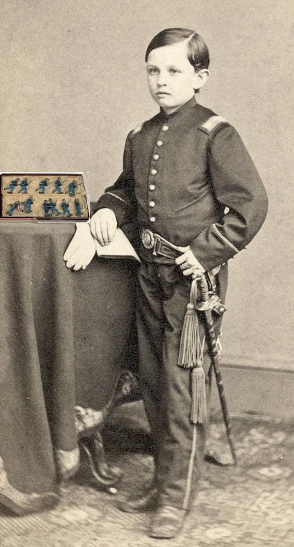 Tad Lincoln's father bought him toy soldiers for Christmas - and the boy sent a box of presents to real soldiers.