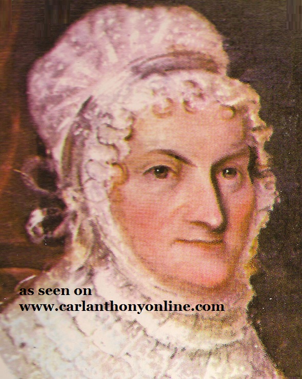 In later life, Abigail Adams by Lydia Smith Russell.