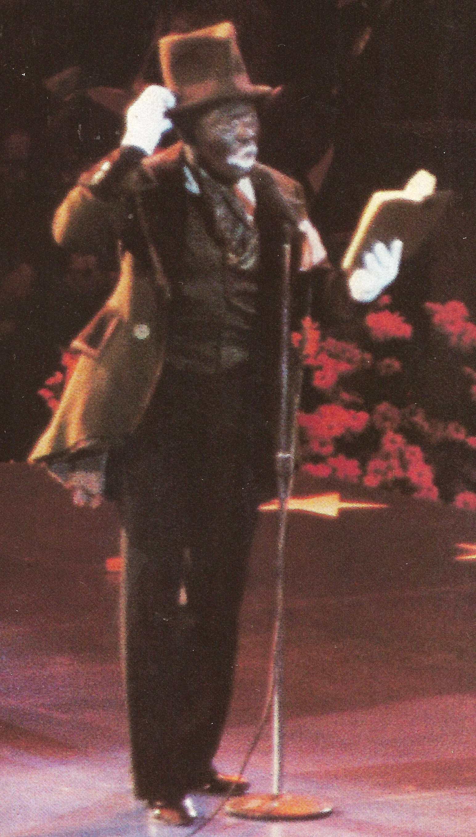 Although African-American entertainer Ben Vereen sought to shed light on the stereotyping resulting from old minstrel shows his decision caused controversy at the '81 gala.