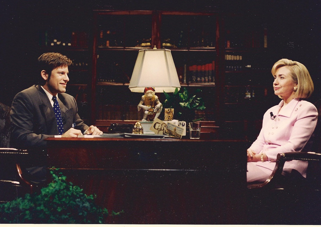 During a PBS interview, 1997.