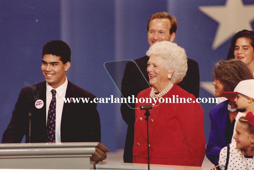 George P. Bush introduces his grandmother at the 1992 Republcan National Convention.