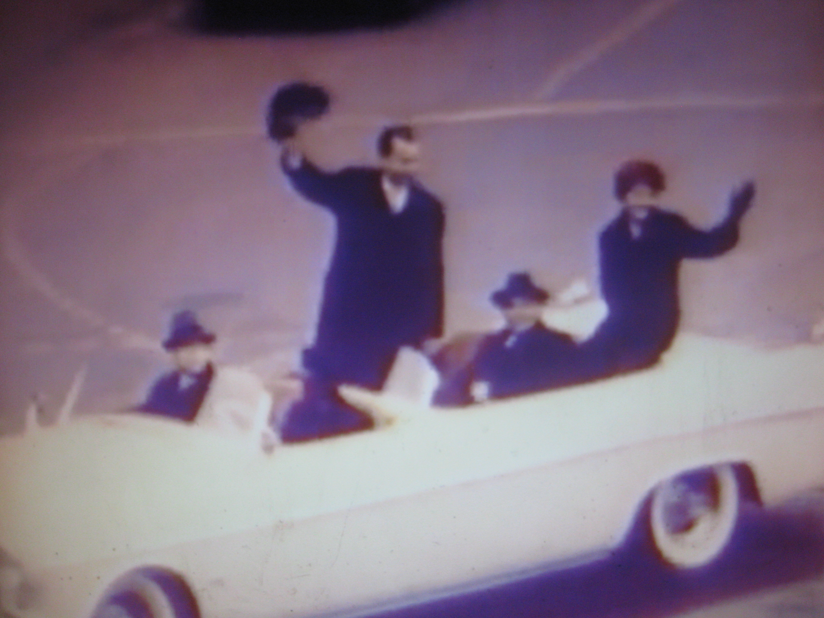 The Nixons in the 1957 Inaugural Parade
