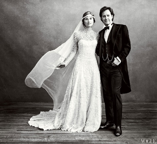 "Lauren Lauren," Lauren Bush and David Lauren in their 2011 wedding picture.