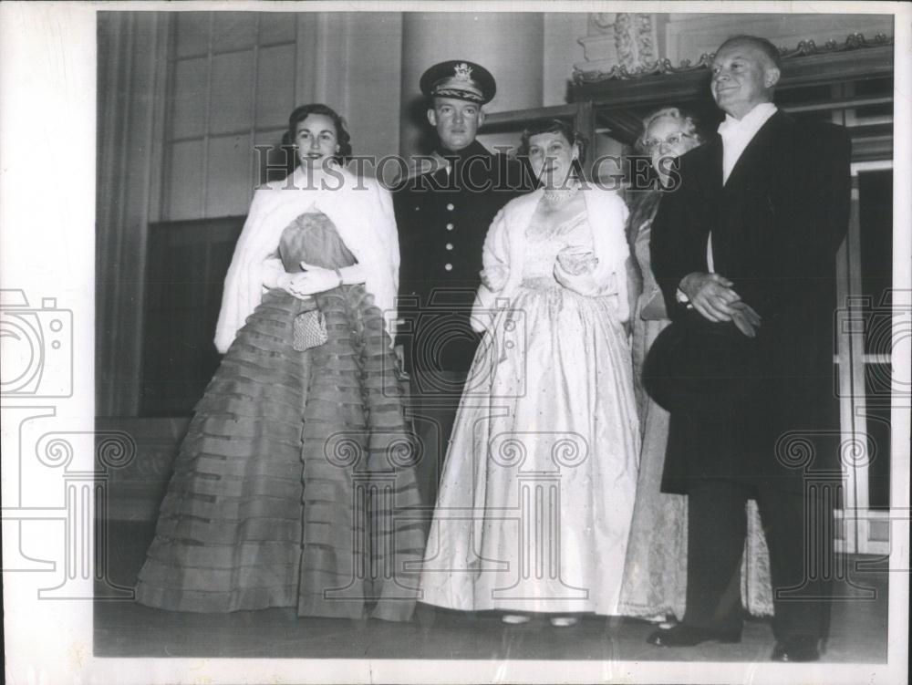 John Eisenhower and his wife Barbara with his parents headed to the 1953 Inaugural Ball.s 1953 inaugural by President Truman,  embarras