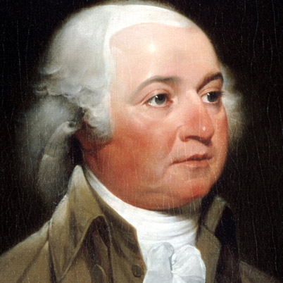 Second President John Adams.
