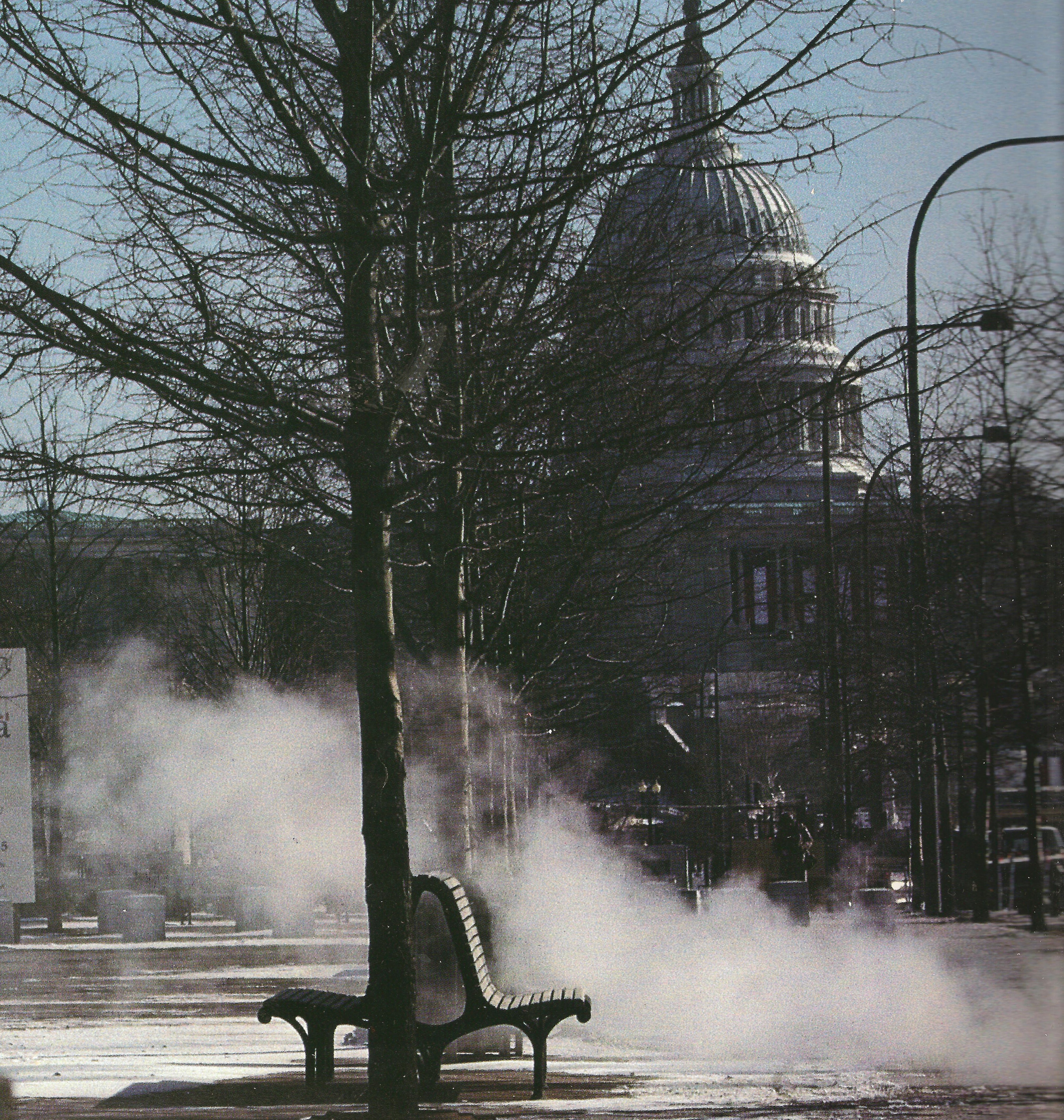 Sub-zero temperatures marked January 20, 1985 in Washington.