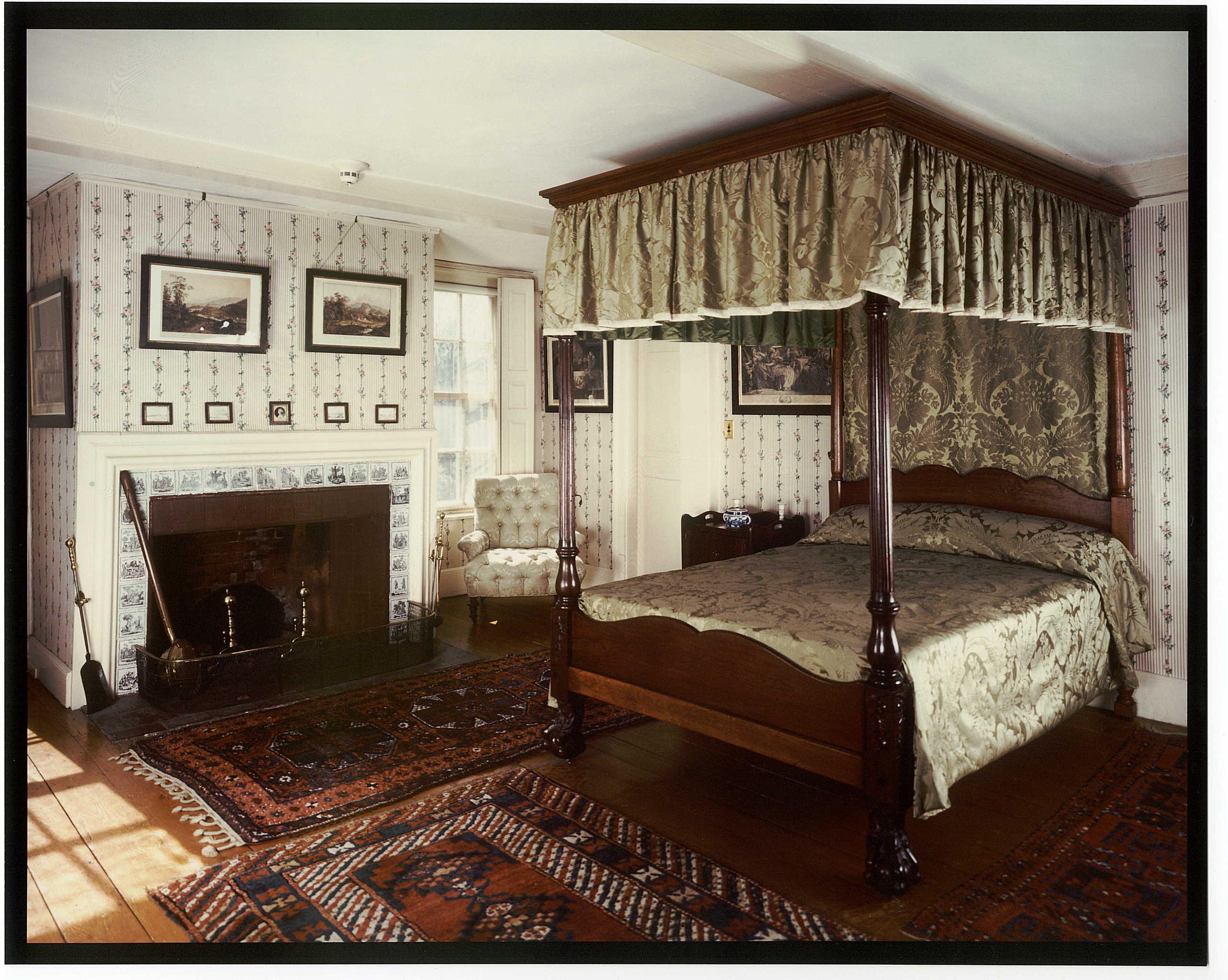 The bedroom of John and Abigail Adams. (NPS)