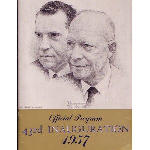 The cover of the 1957 program was the first to so prominently feature the Vice President.