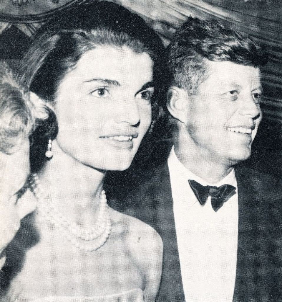 The Kennedys at the 1957 Eisenhower Inaugural Ball.