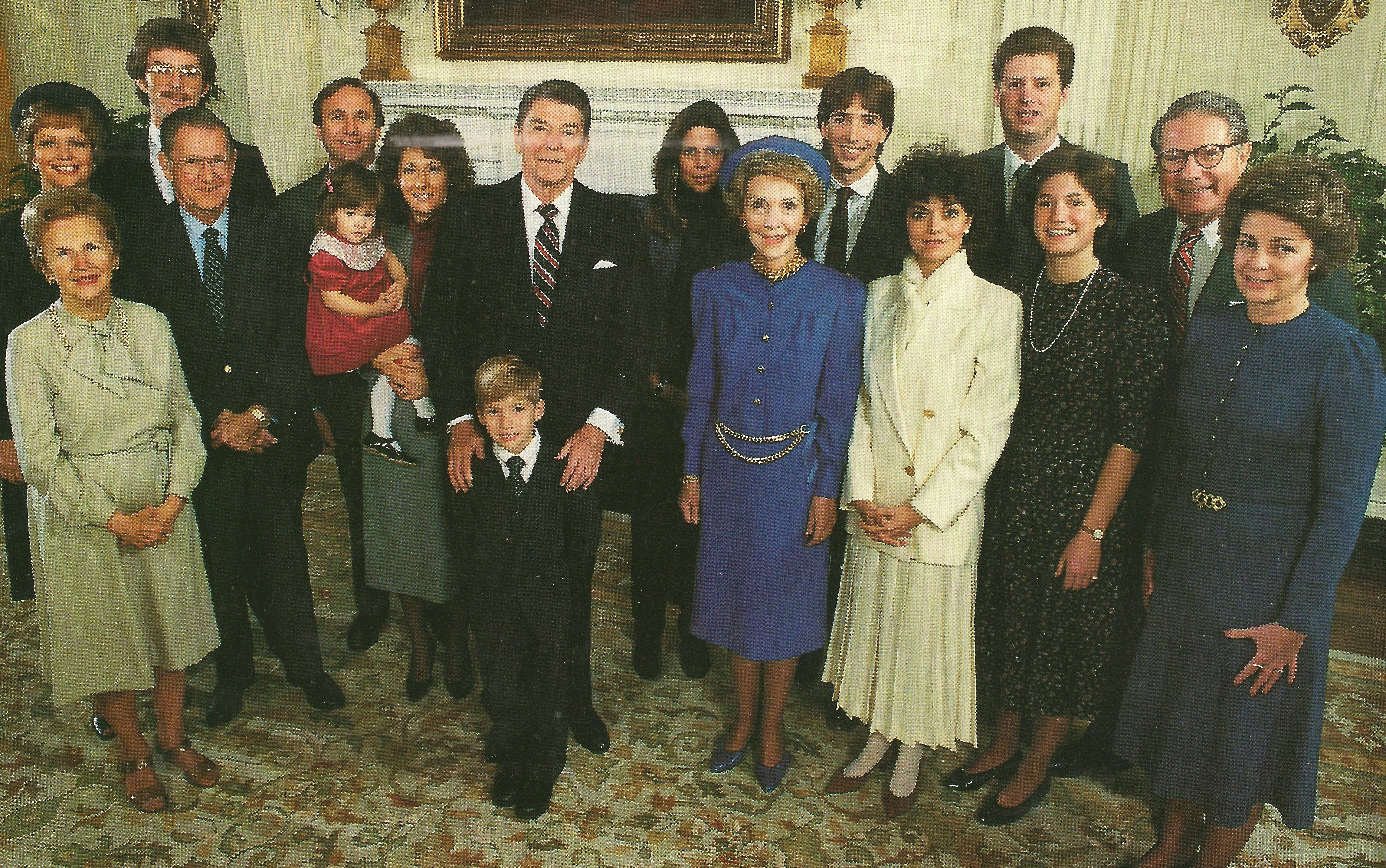 The extended Reagan clan.
