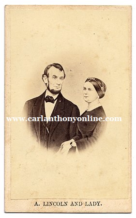 An image posing the two Lincoln together available for sale to the public at the time they were in the WHite House.