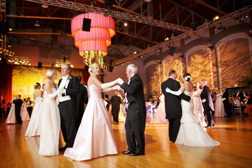 Debutantes are presented at the Camellia Ball, November 21, 2012.