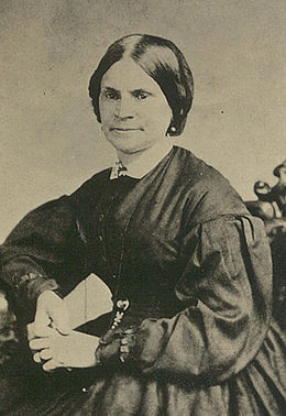 Lydia Smith, who emulated Mary Lincoln's appearance.