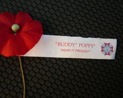The Memorial Day silk or paper poppy was once a ubiquitous sign of summer starting.