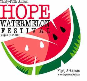A 2011 poster for the Hope Watermelon Festival.