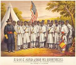 African American Union Army soldiers.