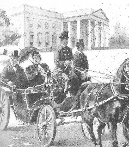McKinleys take carriage drive