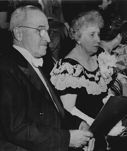 At the Inaugural Gala, Bess Truman seemed almost stunned. She had four more years.