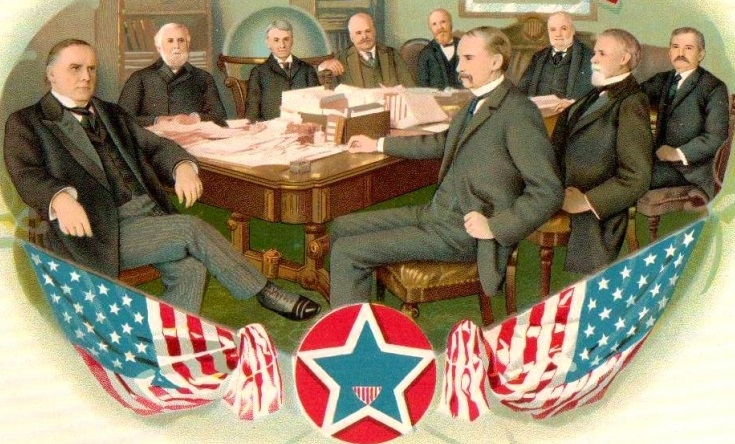 President McKinley's  Cabinet meeting during the Spanish-American War