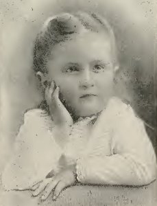 One of the only two pictures taken of Katie McKinley before she died at three and a half years old.