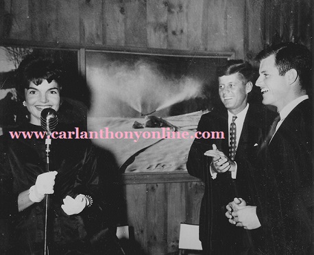 Jackie Kennedy delivered her first political speech during her husband's 1958 Senate re-election campaign.