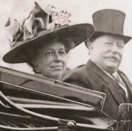 Cherry Blossom Chief Nellie Taft and her husband the President. 