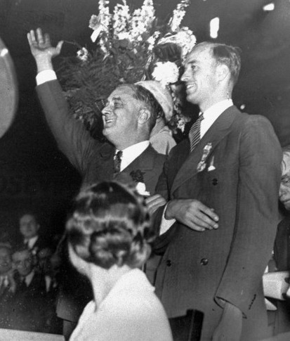 FDR, aided by his son Jimmy, appeared at the 1932 convention which nominated - an historic first (azstarnet.com)