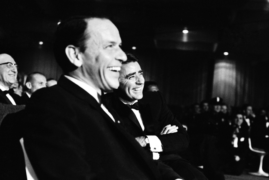 Sinatra and Peter Lawford at the 1961 Gala.