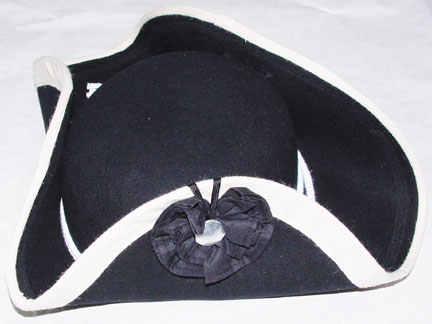 The old tricorn hat.